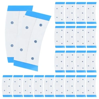 Imagen de Nivofu 40 Piezas Cintas adhesivas de Doble Cara,Invisible Cara cinta Repuesto Peluca,Cinta Adhesiva Extensión Pelo,Tiras para sistema capilar C Contour