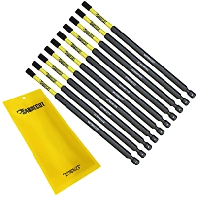 Imagen de 10 x SabreCut SCRH5152_10 152 mm H5 Hex Destornillador de impacto magnético Juego puntas un solo extremo Heavy Duty Compatible con Dewalt Milwaukee Bosch Makita y otros