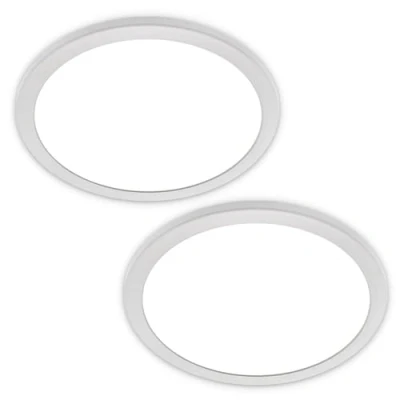 Imagen de HYBEC Plafón LED Empotrable Ajustable, Downlight Interior, Focos Empotrables, Luz de Techo, 3 Años Garantía, 20W Blanco Neutro 4000ºk (Pack 2)