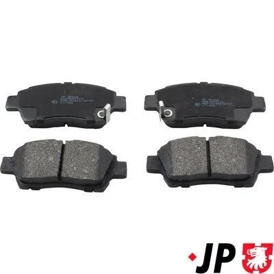 Imagen de JP GROUP 4863603710 Juego de pastillas freno Eje delantero con avisador acústico desgaste TOYOTA: Yaris I Hatchback