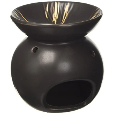 Imagen de Pajoma 91957 Quemador de fragancias (11,5 cm Altura), Color Negro