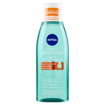 Imagen de Nivea Derma Skin Clear Tónico antiimperfecciones con ácido salicílico y niacinamida, 200 ml