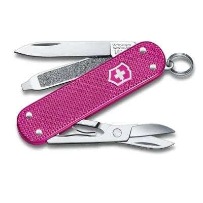 Imagen de Victorinox, Classic SD Alox, Navaja Multiuso Suiza, Cuchillo bolsillo, Regalo, 5 Funciones, Hoja pequeña, Lima de uñas