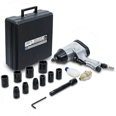 Imagen de BGS Diy 3211 Pistola de impacto con juego herramientas 12,5 mm (1/2&quot;) 312 Nm 16 piezas