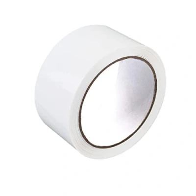 Imagen de RAYLU PAPER® Rollos de Precinto, Cinta Adhesiva para Embalaje Cajas Envío Resistente y Extra Fuerte, 66 metros x 50 mm ancho (1 unidad, Blanco)