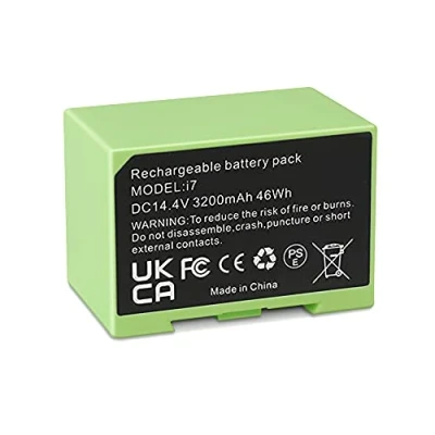 Imagen de SLODA i7 i3 i4 Batería de Repuesto para iRobot Roomba e i Series + 4624864 ABL D1 Aspiradora [3200mAh 14.4V]