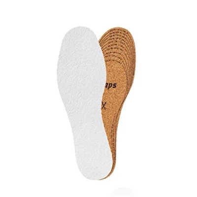 Imagen de Plantillas de Corcho Natural con Tejido Rizo, Zapatos Ultraligeras para Hombres y Mujeres, Recortables a Medida, Todas las Tallas