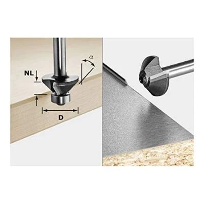 Imagen de Festool fresa de bisel s8 hw 30 d25 kl ofk