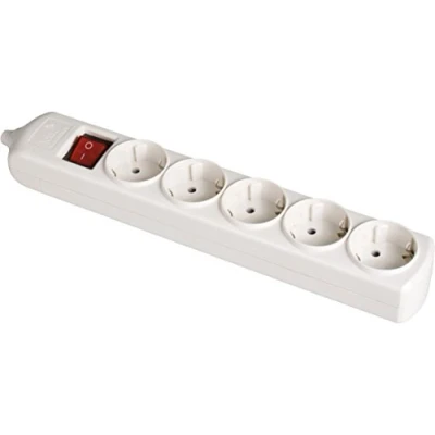 Imagen de SOLERA 8005IL Regleta sin Cable de 5 enchufes + Interruptor, Color Blanco