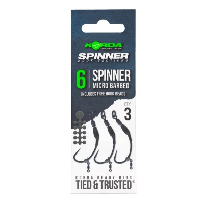 Imagen de Korda Spinner Hook Sections 6 Anzuelos carpfishing