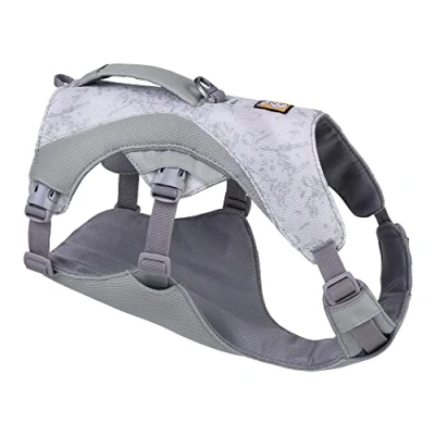 Imagen de RUFFWEAR Arnés Enfriador con asa para Perros, Mantiene a Las Mascotas Frescas en climas cálidos, Ajustable, Graphite Gray (XX Small, 33 43cm)