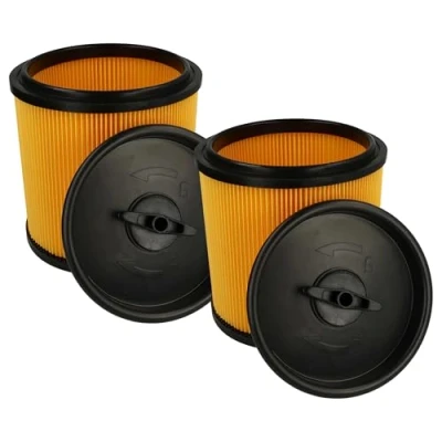 Imagen de vhbw Set de filtros 2x Filtro plisado reemplaza Parkside 91092030 para aspiradora Filtro, cartucho