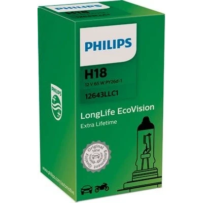 Imagen de PHILIPS 12643LLC1 Lámpara, faro de carretera H18 12V 65W Halógena