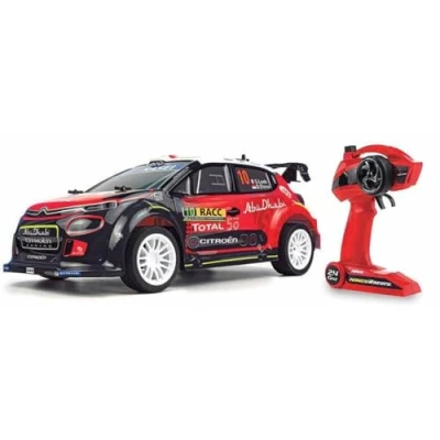 Imagen de Ninco NincoRacers Citroën C3 WRC Oficial del Campeonato Mundial de Rallyes. Escala 1/10. Coche teledirigido. 2.4GHz Color: Rojo y Negro. Medidas: 42 cm x 13,5 20 (NH93150)