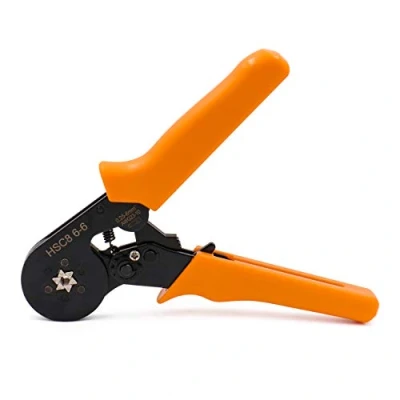 Imagen de Pince à sertir Heschen HSC8 66 mini Outil auto réglable pour câbles de 0,256,0 mm² (2310 AWG), Orange