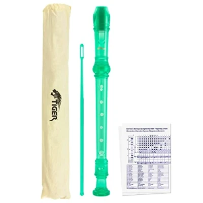 Imagen de Tiger REC7 GR Flauta dulce soprano, color verde