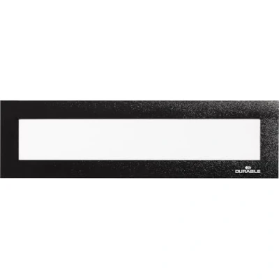 Imagen de Durable 498601 Info Frame Duraframe Magnetic Top (A4, marco magnético para los titulares) 5 piezas, negro