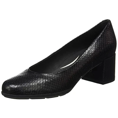 Imagen de Geox D New Annya Mid A, Zapatos de tacón con Punta Cerrada Mujer, Negro (Black 41c), 41 EU