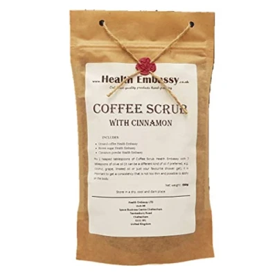 Imagen de Exfoliante de Café con Canela 150g / Coffee Scrub with Cinnamon Health Embassy (peeling, body scrub)