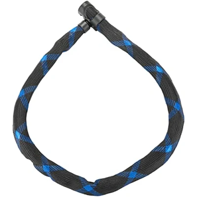 Imagen de ABUS Candado de cadena Ivera Chain 7210 bicicleta con revestimiento fibra sintética Nivel seguridad 8 110 cm Negro, 55142, Negro