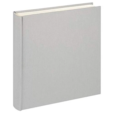Imagen de walther design FA 508 D Álbum (30 x 30 cm, 100 páginas), Color Gris de Fotos, Lino