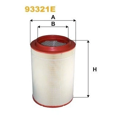 Imagen de WIX FILTERS 93321E Filtro de aire 461 313 Cartucho filtrante IVECO: Stralis, S WAY, Trakker