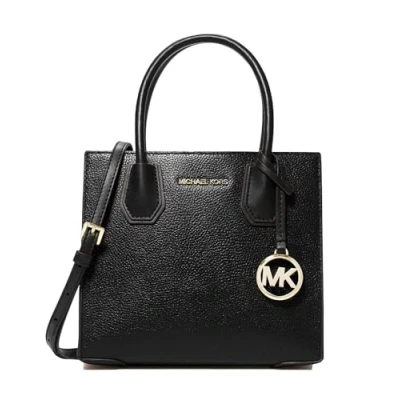 Imagen de Michael Kors MERCER MEDIUM MESSENGER CROSSBODY SATCHEL POLVO, Black