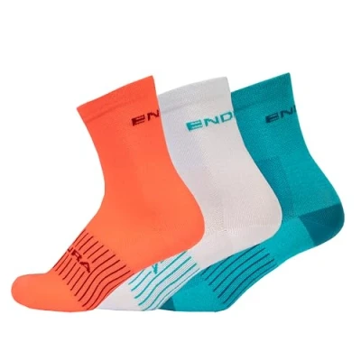 Imagen de Endura CoolMax Race 3 PII Ciclismo Calcetines para Mujer, Pacific Blue, One Size