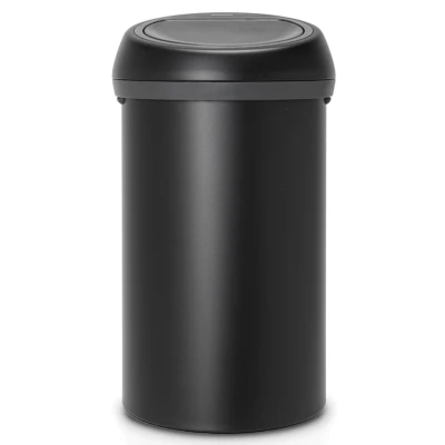 Imagen de Brabantia Cubo de Basura, Stainless Steel, Mineral Moonlight Negro, 60L