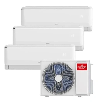 Imagen de Aire acondicionado SPLIT 3 x 1 Infiniton 3342, 2924 fg/h, Bomba de calor, Blanco