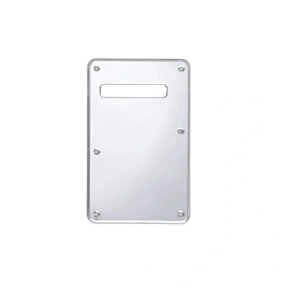 Imagen de Musiclily 6 Agujeros Placa Trasera Strat ST para Guitarra Eléctrica Fender American/México Standard Stratocaster Estilo Moderno,1 capa Silver Mirror