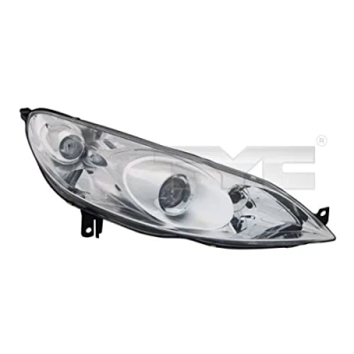 Imagen de TYC 20 0450 05 2 Faros izquierda H7, H1 para circulación por la derecha con electromotor PEUGEOT: 407 Berlina