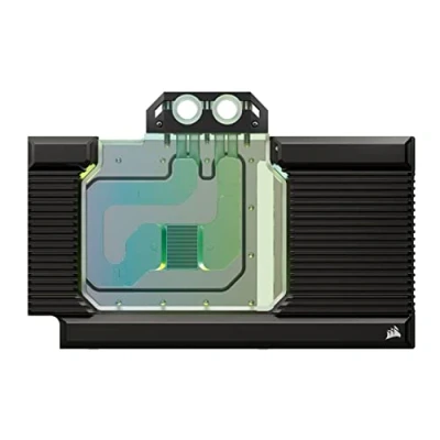 Imagen de CORSAIR Hydro X Series XG7 RGB 4080 Strix/TUF Bloque de refrigeración líquida para GPU ASUS ROG Strix y TUF Gaming GeForce RTX Cobre niquelado con Placa Trasera incluida Negro