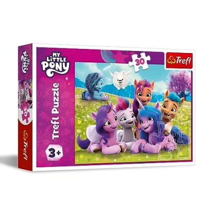 Imagen de Trefl My Little Pony, Tus Amigos Ponis 30 Piezas Puzle de Colores con los Personajes la Serie Infantil, Entretenimiento Creativo, Juego para niños a Partir 3 años, Multicolor (18299)