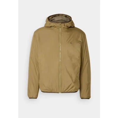 Imagen de Calvin Klein Jeans HI NECK Jacket Chaqueta de entretiempo, Hombre, Talla: Small, Gothic olive