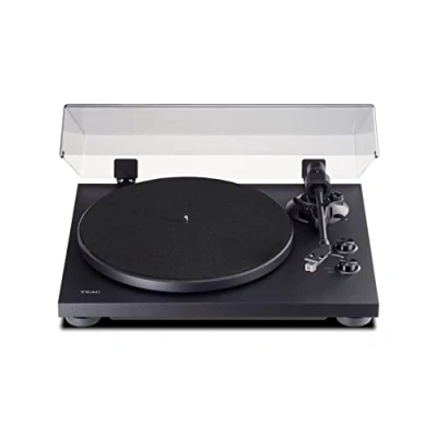 Imagen de Teac TN 280BT A3 Giradiscos con salida Bluetooth (plato de aluminio, transmisión por correa, preamplificador fono MM, carcasa MDF alta densidad) Negro