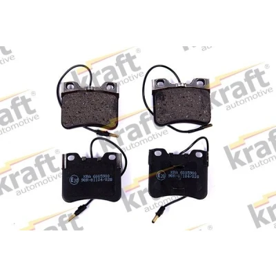 Imagen de KRAFT 6005900 Juego de pastillas freno Eje delantero con contacto avisador desgaste CITROËN: AX Hatchback