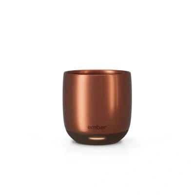 Imagen de Ember taza inteligente control de temperatura: café 178 ml con calefacción, pantalla LED inteligente, por aplicación, batería recargable 1,5 h autonomía, cobre
