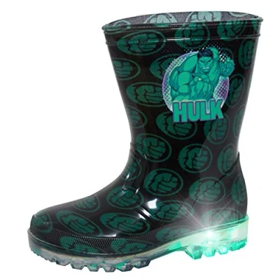 Imagen de Marvel Botas de goma Hulk, para lluvia, nieve niños Negro 28 EU