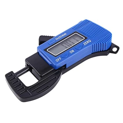 Imagen de 1pcs 0 12mm 0.01mm 0.0005inch Micrómetro electrónico preciso Precisión Digital Dial Medidor de espesor Calibrador Ancho Herramientas medición con pantalla LCD