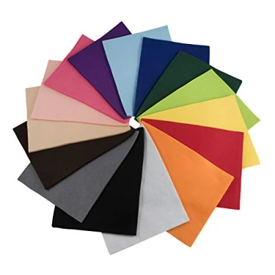Imagen de Trimits Paquete de Fieltro acrílico para Manualidades, 15 Colores Surtidos, 30 x 23 cm
