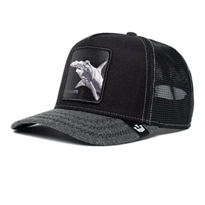 Imagen de Goorin Bros Nightmare Alley Hammer Black A Frame Adjustable Trucker Cap One Size