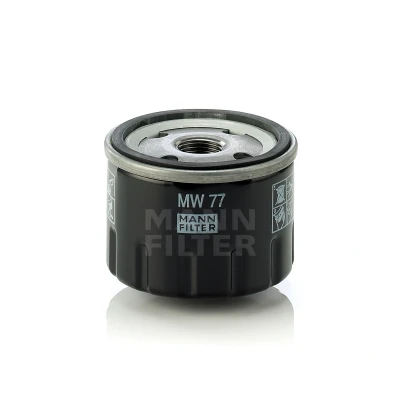 Imagen de MANN FILTER MW 77 Filtro de aceite 3/4 16 UNF con válvula bloqueo retorno enroscable