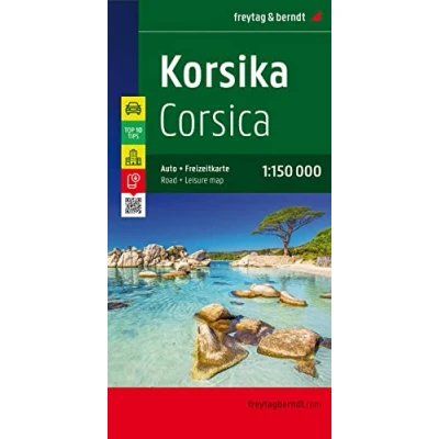 Imagen de Córcega, mapa de carreteras. Escala 1:150.000. Freytag &amp; Berndt: Toeristische Wegenkaart 1:150 000: AK 0407 (Auto karte)