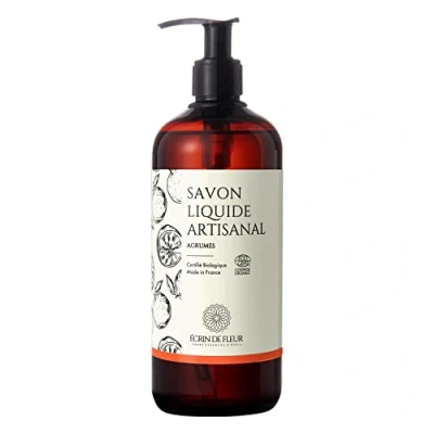 Imagen de Écrin de Fleur jabón líquido artesanal para manos y cuerpo, Cítrico, 1x500 ml
