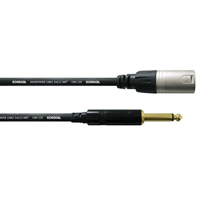 Imagen de CORDIAL Cable AUDIO XLR Male/jack mono 10 m Essentials / Jack