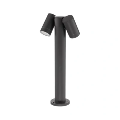 Imagen de Prios Tulimar baliza de pie, 45 cm, antracita, 2 luces, aluminio