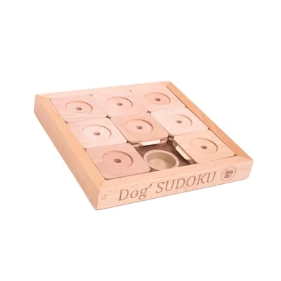 Imagen de My Intelligent Dogs Juguete Interactivo para Perros de Madera Dog&#039; Sudoku Profi, S