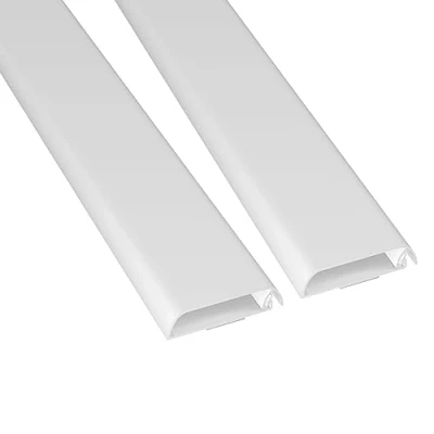 Imagen de D Line, Canaletas, Cubierta para Cables de TV en Paredes, Se Puede Pintar, Autoadhesiva, Diseño una Pieza articulado 2X 60 mm (Ancho) x 15 (Alto) 400 Longitudes Color Blanco