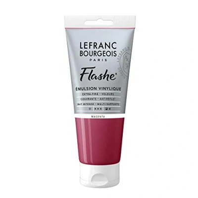 Imagen de Lefranc Bourgeois vinilo Pintura Acrílica, extra fina color de para artistas, magenta, 80ml Tube Vinylfarbe